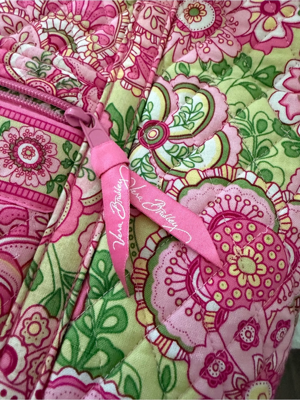 Vera Bradley Petal Pink medium Tote Bag - Picture 4 of 6